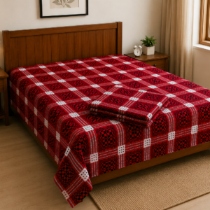 Latha Premium Cotton Bedsheet | 100% Pure Cotton Bedsheet | Fade Resistant | 60x90 inch